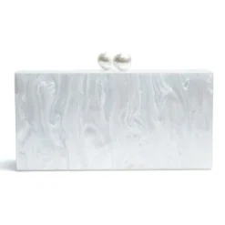 Acrylic Pearl Clutch
