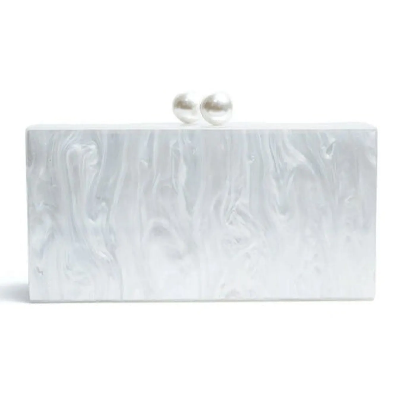 Acrylic Pearl Clutch