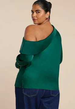 Asym Foldover Blouse