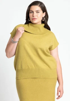 Asymmetrical Turtleneck Sweater