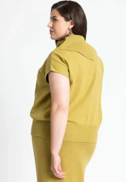 Asymmetrical Turtleneck Sweater
