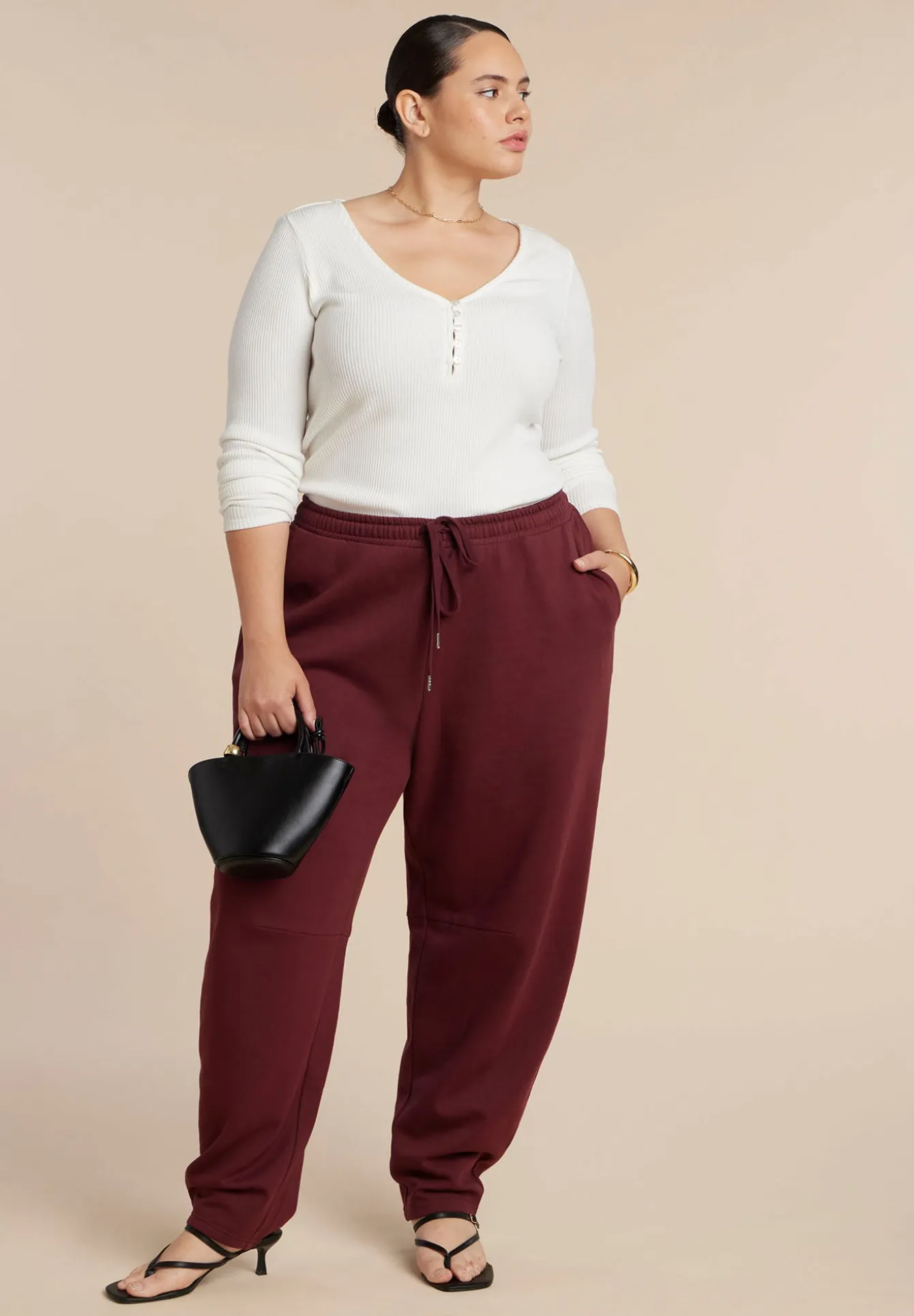 Barrel Leg Sweatpant