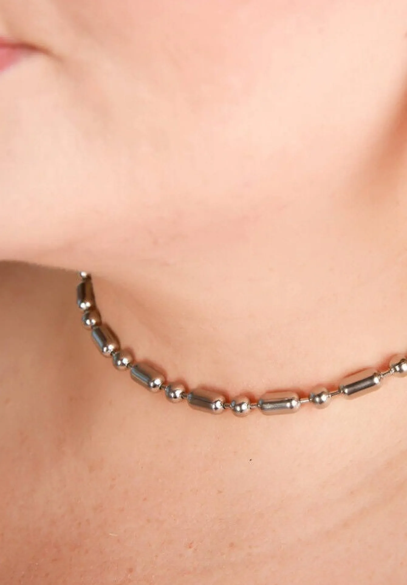 Blaze Silver Necklace