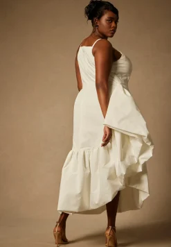 Bridal by ELOQUII Midi Flounce Dress