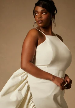 Bridal by ELOQUII Midi Flounce Dress