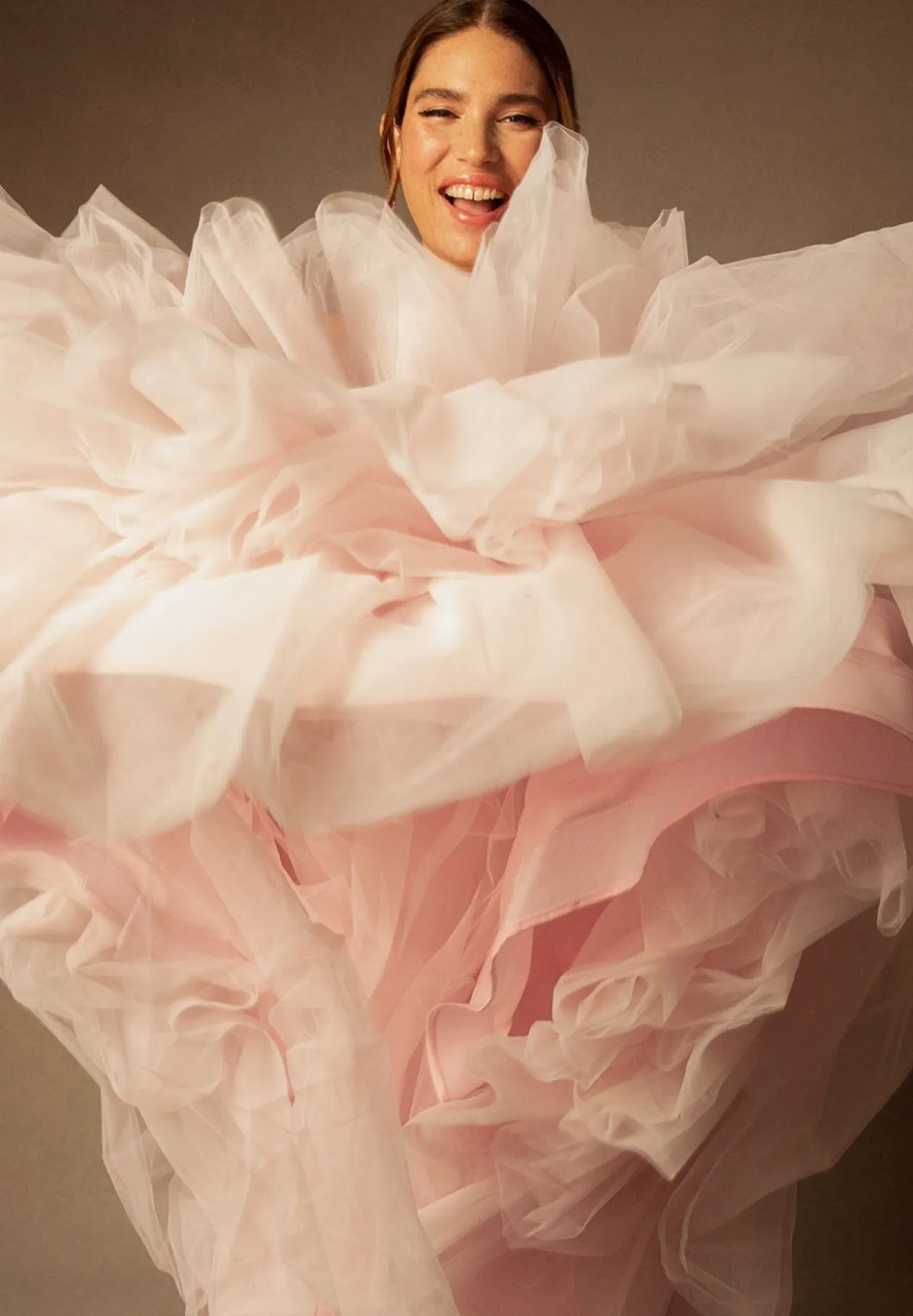 Bridal by ELOQUII Mixed Tulle Gown