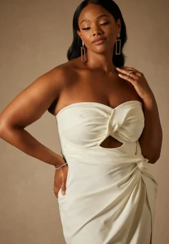 Bridal by ELOQUII Twisted Top Dress