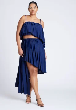 Cascading Asym Skirt