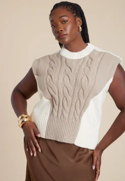 Colorblock Sweater Vest