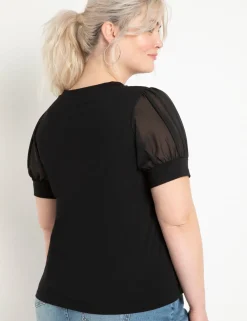 Combo Sleeve Tee