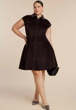 Corduroy Mini Dress