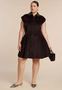 Corduroy Mini Dress