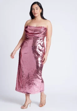 Corset Bodice Sequin Dress