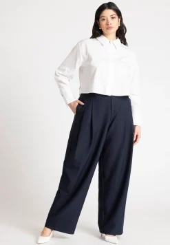 Cropped Collared Shirt