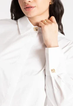 Cropped Collared Shirt