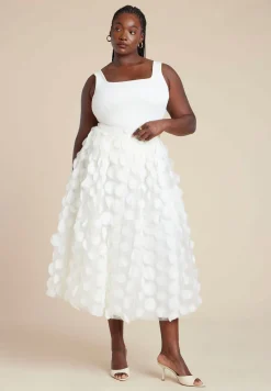 Dimensional Dot Full Skirt