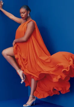 Dramatic Ruffle Gown