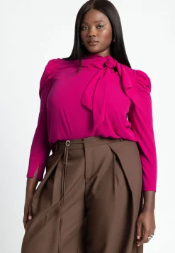 Drape Front Blouse