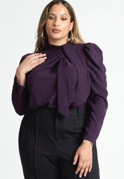 Drape Front Blouse