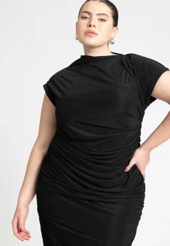 Draped Asym Dress