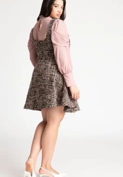 Flare Tweed Mini Jumper