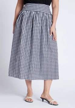 Gingham Full Skirt