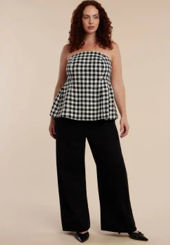 Houndstooth Bustier