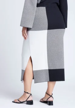 Intarsia Sweater Skirt