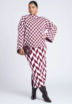 Intarsia Sweater Skirt