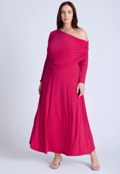 Knit Shirred Dress