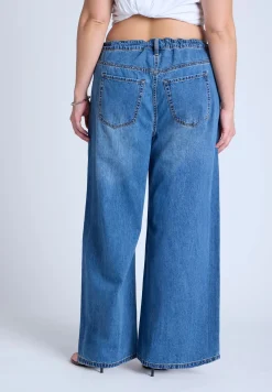 Loose Drawstring Waist Jean
