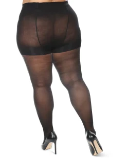 Memoi Sparkle Sheer Control Top Tights