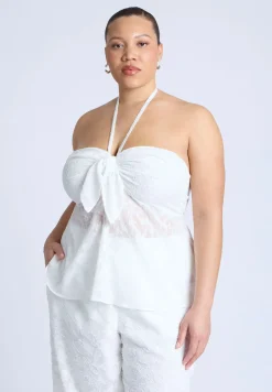 Neck-Tie Halter Top