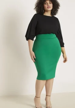 Neoprene Pencil Skirt