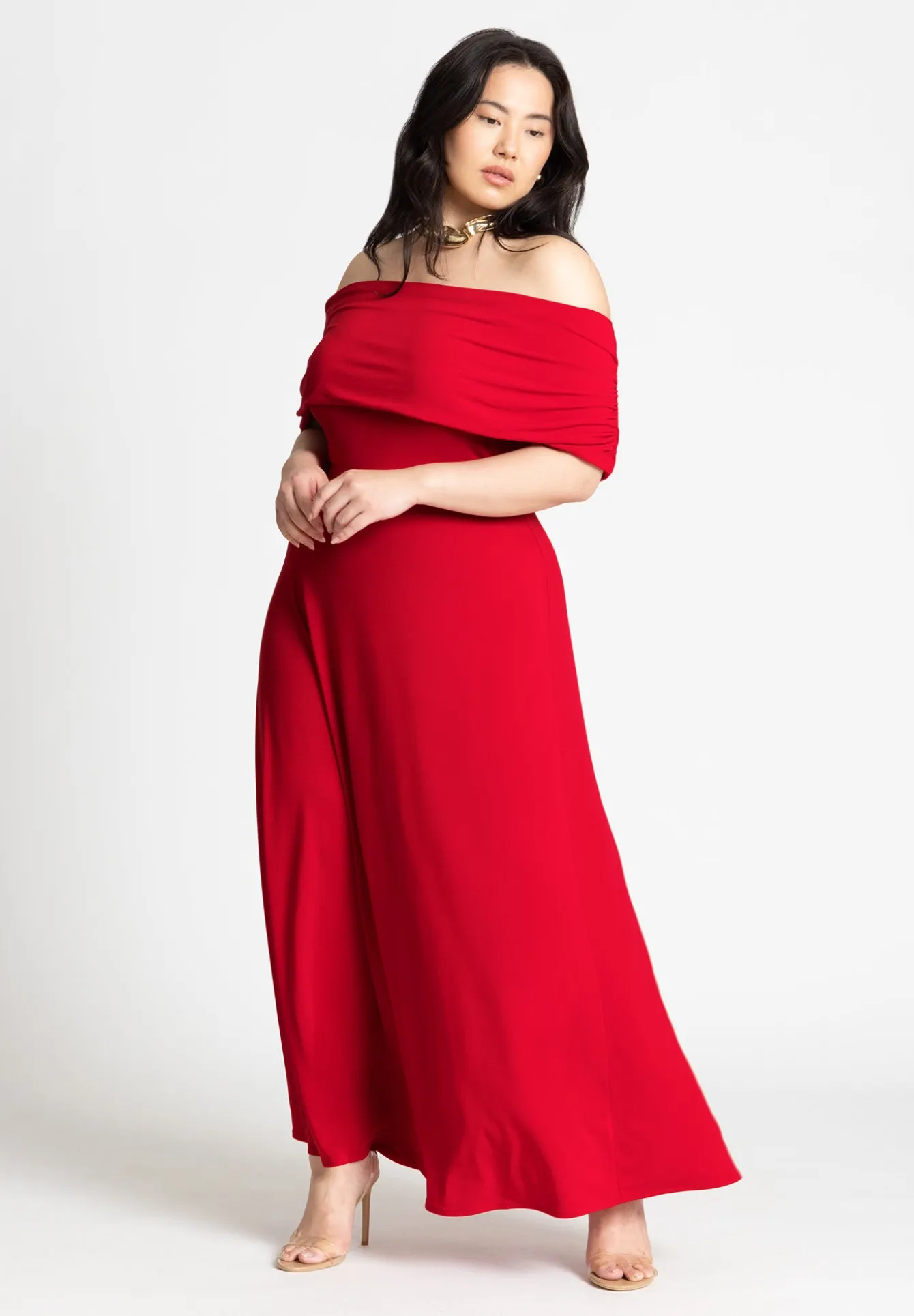 Off The Shoulder Maxi Dress
