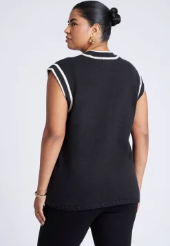 Oversized Sweater Vest