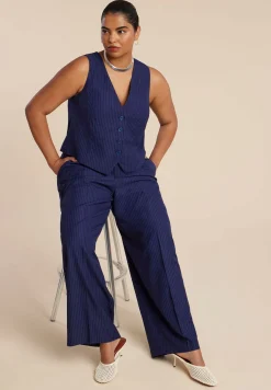 Pinstripe Suit Vest