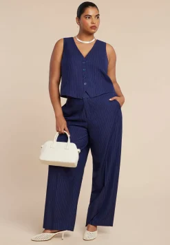 Pinstripe Suit Vest