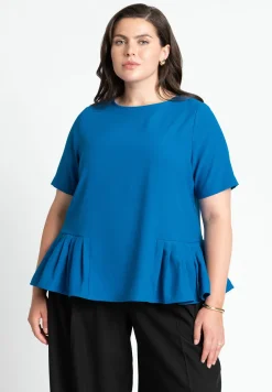 Pleated Hem Top