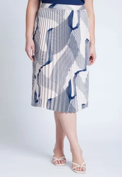 Pleated Midi Skirt