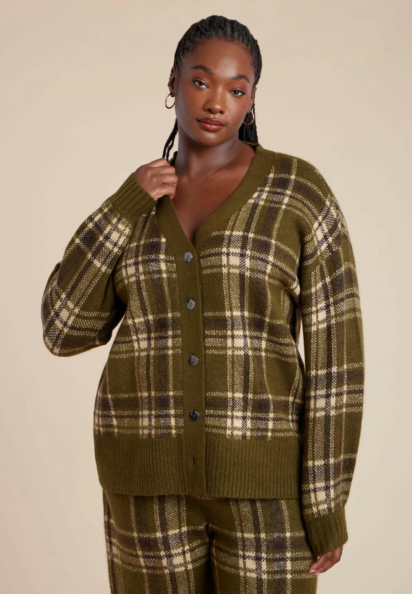 Printed Longline Cardigan
