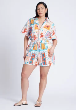 Pull On Printed Short
