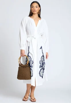 Relaxed Dress with Applique