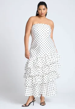 Ruffle Dot Gown