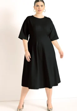 Seam Detail Ponte Work Dress