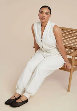 Sleeveless Knit Jumpsuit