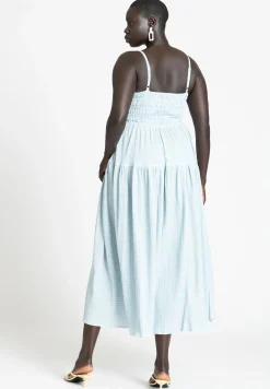 Smocked Tiered Maxi Dress