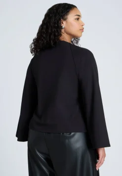 Square Neck Seam Detail Top