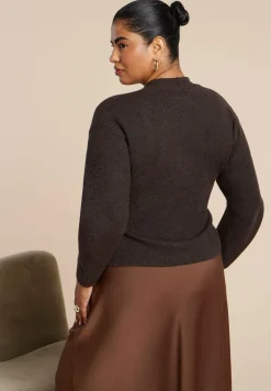Structured Lurex Cardigan