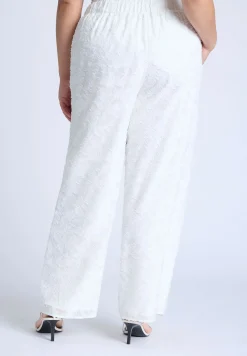 Textured Jacquard Pants